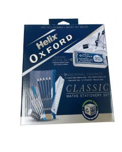 Helix Oxford Math Set with a Variety of School Supplies 21 Pieces