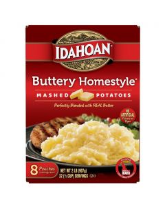 Idahoan Homemade Style Mashed Potatoes with Butter 8 Units / 113.4 g / 4 oz
