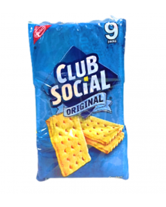 Club Social Butter Flavor Salt Crackers 3 Packs / 9 Units
