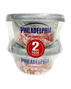 Philadelphia Strawberry Cream Cheese 2 Units / 212 g / 7.5 oz