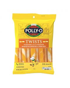 Polly-O String Cheese Mozzarella &amp; Cheddar 24 Units