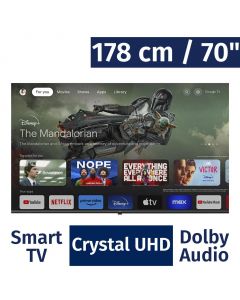 JVC 178 cm / 70&quot; Inches Smart LED UHD Google TV LT-70KC548