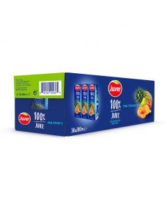 Juver 100% Multifruit Juice 30 Units / 200 mL / 6.76 oz