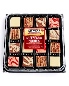 Suzy&#039;s Cream Cheesecake Assorted Flavors Cheesecake Squares 16 Units