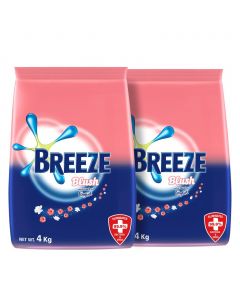Breeze Blush Laundry Detergent Powder 2 Units / 4 kg