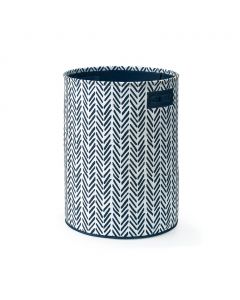 Nautica Round Fabric Basket with Handles