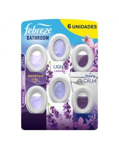 Febreze Bathroom Air Freshener 6 Units / 7.4 mL / 0.2 oz