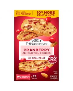 Nonni&#039;s Almond and Cranberry Cookies 575 g / 1.26 lb