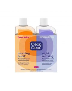 Clean &amp; Clear Day-Night Facial Cleansers 2 Units / 240 mL