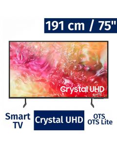 Samsung 190 cm / 75&quot; Inches Smart OS 4K Crystal UHDTV UN75DU7200FXZA