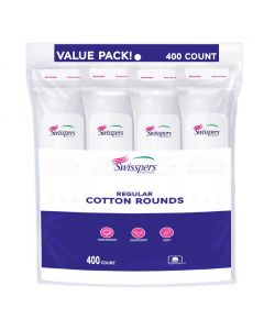 Swisspers Cotton Rounds 4 Pack / 100 Units