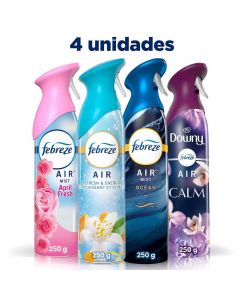 Febreze Air Fresheners Air Pack 4 Units / 250 g / 8.8 oz