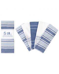 Ritz Cotton Kitchen Towels 5 Units / 41 cm x 69 cm / 16&quot; x 27&quot;