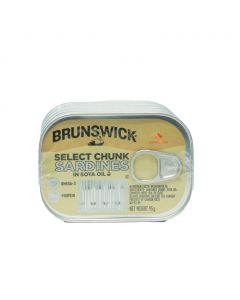 Brunswick Select Sardine Chunks in Oil  5 Units / 95 g