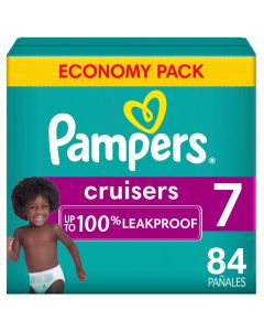 Pampers Size 7 Baby Cruisers Diapers - 84 Units
