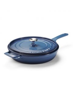 Tramontina Enameled Cast Iron Skillet with Lid 30.48 cm / 12&quot;