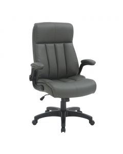 Techni Mobili Executive Office Chair with Adjustable Height and Flip-Up Arms
