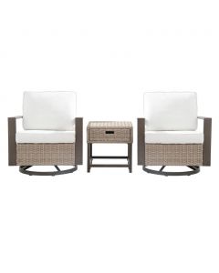 ’s Selection 3-Piece Swivel Bistro Chair Set