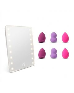 Danielle Creations LED Mirror and Makeup Accessories Set 7 Pieces