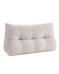 Sherpa Wedge Pillow with Side Pocket