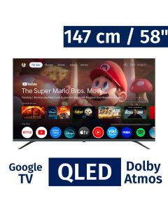 JVC 147 cm / 58&quot; Inches Smart 4K QLED Pro Google TV LT-58KM858