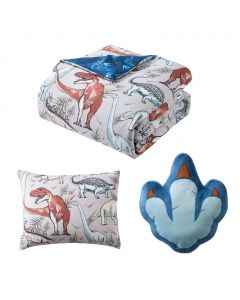 Hudson and Essex Polyester Comforter Set Twin Size 3 Pieces