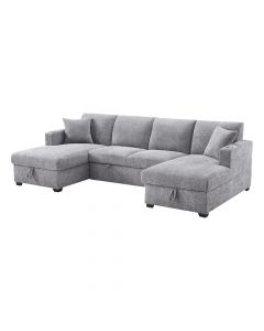 Genesis Fold-Out Sofa Bed with Storage Space