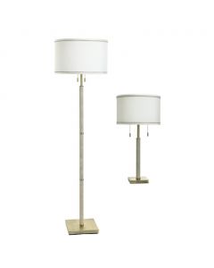 Stylecraft Floor and Table Lamp Set 2 Pieces