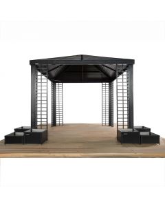 Sojag Gazebo Sunshade with Planters 3 m x 3 m / 9.8&#039; x 9.8&#039;