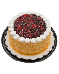 Selection Freshly Baked Berries Cake 12 Slices