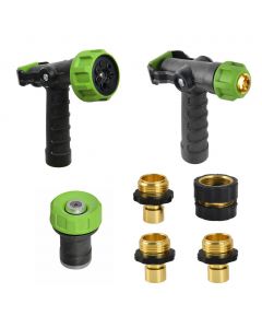 Yardsmith Nozzle with Non-Slip Handle Set 7 Pieces