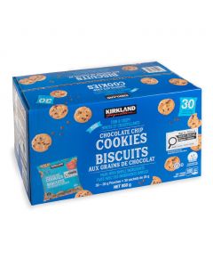 Kirkland Signature Mini Chocolate Chip Cookies 30 Units 28 g / 1 oz