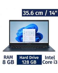 Asus 35.6 cm / 14&quot; Inches Laptop Intel Core i3 8 Gigabytes / 128 Gigabytes X1404VA-I38128