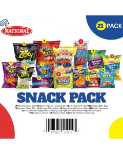 National Assorted Snack Pack 21 Units