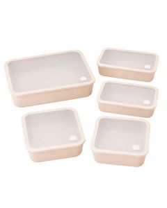 Just Cook Food Storage Container Set with Cover 10 Pieces