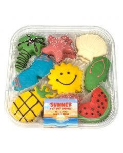 Bombolo Biscotti Assorted Decorated Cookies with Colorful Icing Summer Edition