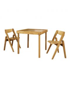 Stakmore Folding Children&#039;s Dining Set with Chairs 3 Pieces