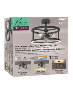 Feit Electric Decorative LED Ceiling Light 38.1 cm / 15&quot;