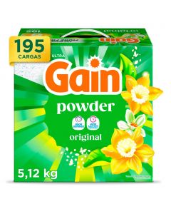 Gain Original Scent Laundry Detergent Powder 195 Washes / 5.12 kg / 180 oz