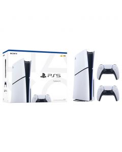Sony PlayStation 5 Slim Disc Console 1 Terabyte + 2 DualSense Controllers