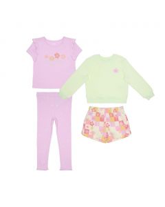 Pekkle Outfit Set for Girls 4 Pieces