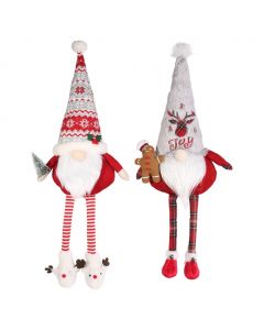 Selection Christmas Gnomes for Shelves 2 Pieces