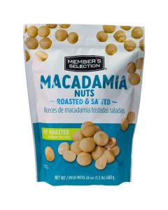 Selection Salted Roasted Macadamia Nuts 680 g