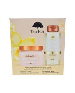 Tree Hut Sugar &amp; Shea Scrub 510 g + Vanilla Cleanser Gel 532 mL