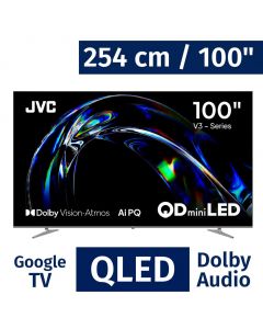 JVC 254 cm / 100&quot; Inches Smart QD Mini LED Google TV LT-100KM958