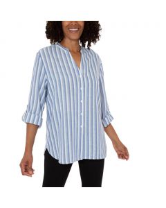 Mario Serrani Women’s Striped Blouse