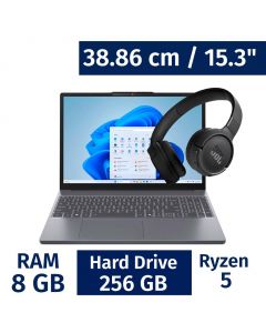 Lenovo 38.86 cm / 15.3&quot; Inches Laptop AMD Ryzen 5 8540U 8 Gigabytes / 256 Gigabytes 83KA003T520BT + JBL Tune 520BT Foldable Wireless Headphones