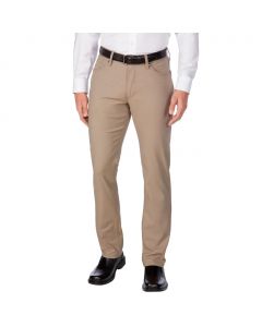 Urban Star Beige Bengaline-Type Pants with 5 Pockets for Men