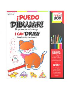 SpiceBOX Learn and Draw Book Kit 37 Pieces