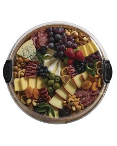 Farberware Rotating Tray with Lid for Food Transport
